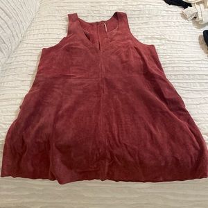 Free People Suede Pink Dress